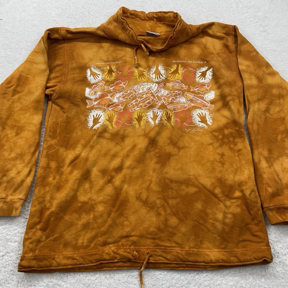 Vintage‎ Y2K Gooses T Shirts AUSTRALIA Sweatshirt High Neck Size Small Tie Dye